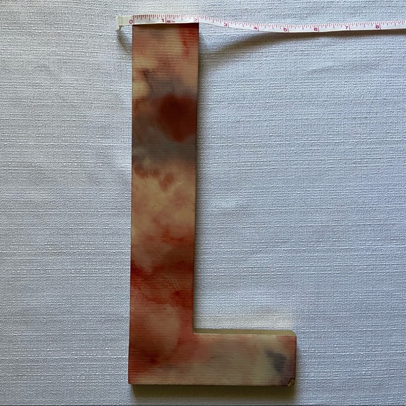Ashland Sunbaked Capital Letter L Decor-Damaged/Scratched - Picture 3 of 13
